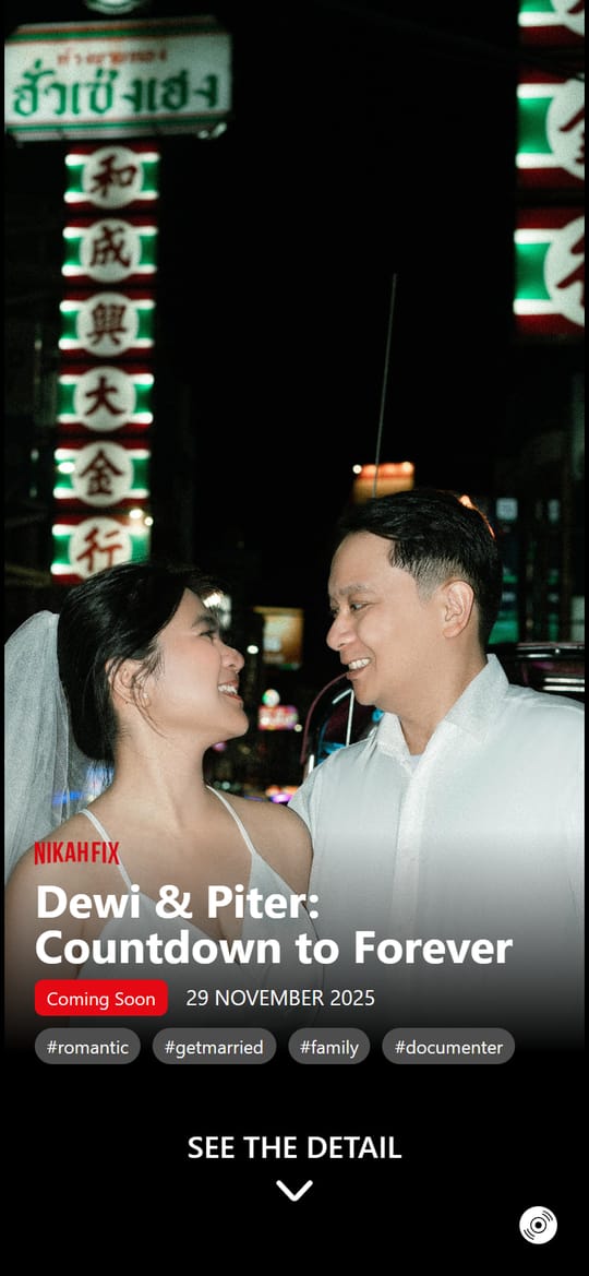 Tampilan project Dewi & Piter